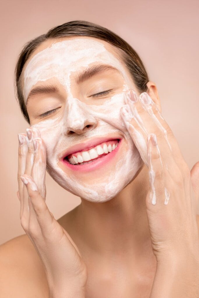 pexels-photo-3762466 Woman With White Facial Soap on Face